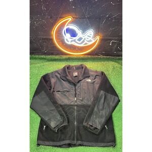 The North Face Jacket Men XL Black Denali Zip Fleece Outdoors Embroidered Summit